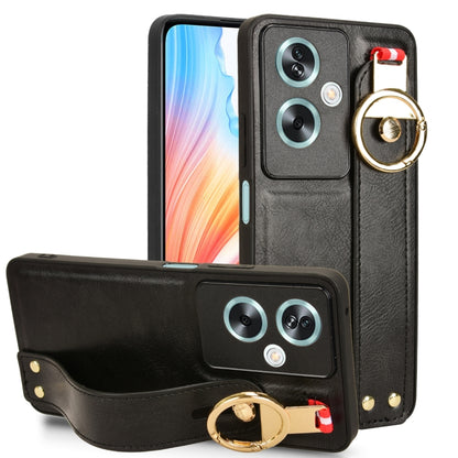 Wristband Leather Back Phone Case, For OPPO Reno11 Pro, For OPPO Find X7 Ultra, For OPPO A79 5G Global / A2, For OPPO K11 5G