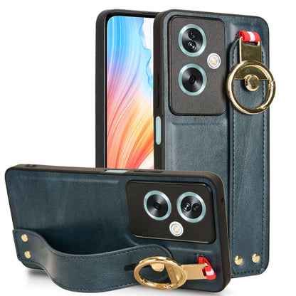 Wristband Leather Back Phone Case, For OPPO Reno11 Pro, For OPPO Find X7 Ultra, For OPPO A79 5G Global / A2, For OPPO K11 5G