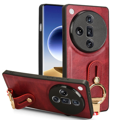 Wristband Leather Back Phone Case, For OPPO Reno12 5G Global, For OPPO Reno11 F / F25 Pro, For OPPO Find X7, For OPPO Reno11 5G Global