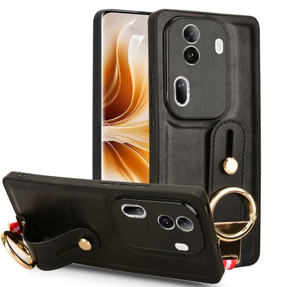 Wristband Leather Back Phone Case, For OPPO Reno11 Pro, For OPPO Find X7 Ultra, For OPPO A79 5G Global / A2, For OPPO K11 5G