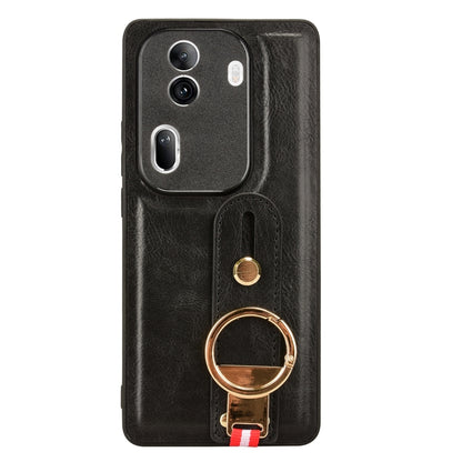 Wristband Leather Back Phone Case, For OPPO Reno11 Pro, For OPPO Find X7 Ultra, For OPPO A79 5G Global / A2, For OPPO K11 5G