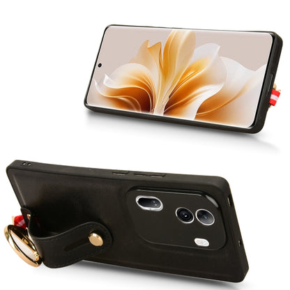 Wristband Leather Back Phone Case, For OPPO Reno11 Pro, For OPPO Find X7 Ultra, For OPPO A79 5G Global / A2, For OPPO K11 5G