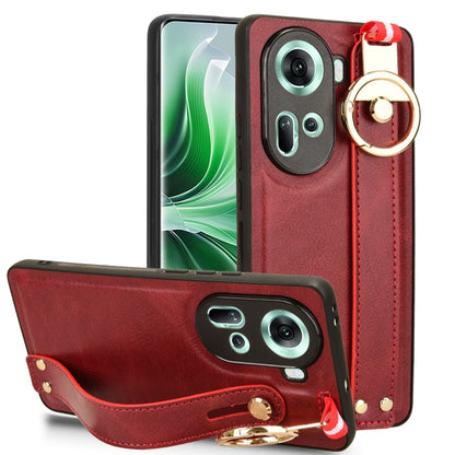 Wristband Leather Back Phone Case, For OPPO Reno12 5G Global, For OPPO Reno11 F / F25 Pro, For OPPO Find X7, For OPPO Reno11 5G Global