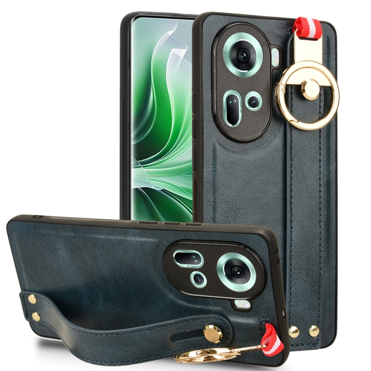 Wristband Leather Back Phone Case, For OPPO Reno12 5G Global, For OPPO Reno11 F / F25 Pro, For OPPO Find X7, For OPPO Reno11 5G Global