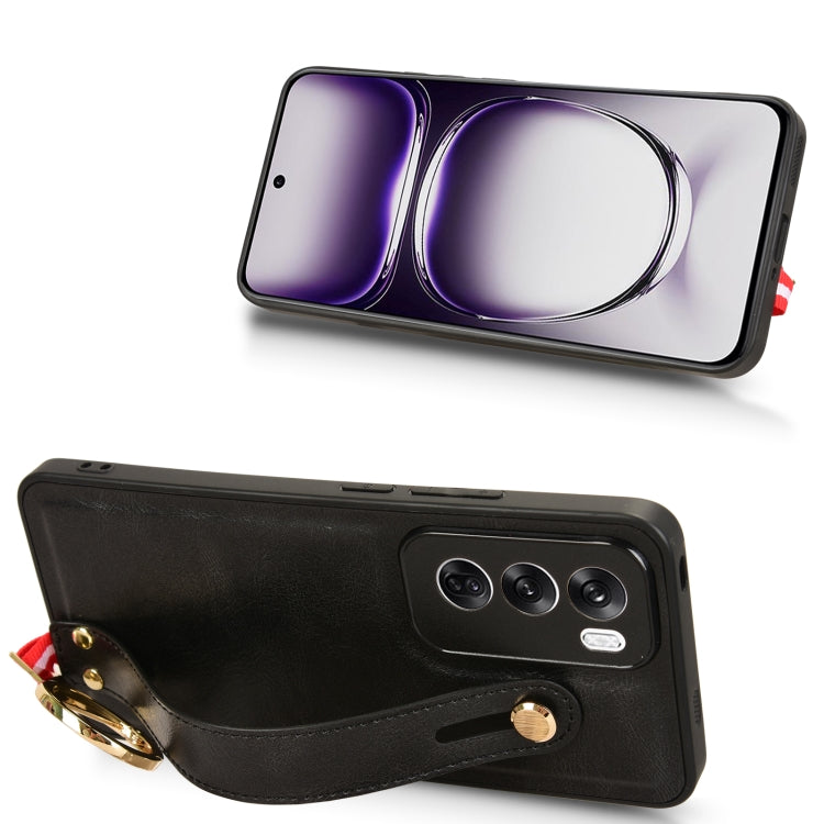Wristband Leather Back Phone Case, For OPPO Reno12 5G Global, For OPPO Reno11 F / F25 Pro, For OPPO Find X7, For OPPO Reno11 5G Global