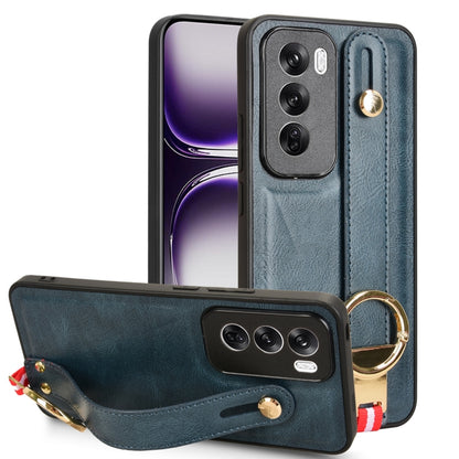 Wristband Leather Back Phone Case, For OPPO Reno12 F 5G, For OPPO A3 Pro India, For OPPO Reno11 PJH110, For OPPO Reno12 Pro 5G Global