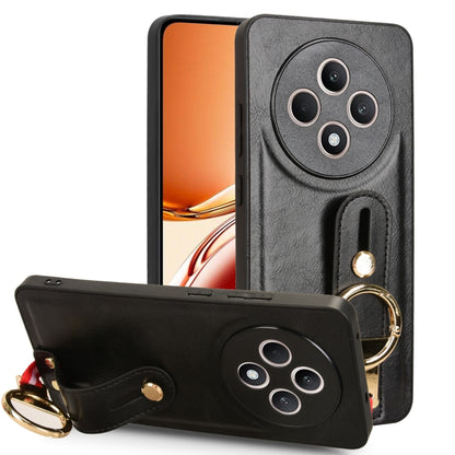Wristband Leather Back Phone Case, For OPPO Reno12 F 5G, For OPPO A3 Pro India, For OPPO Reno11 PJH110, For OPPO Reno12 Pro 5G Global