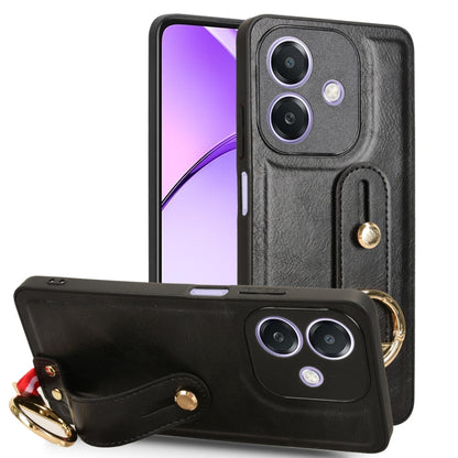 Wristband Leather Back Phone Case, For OPPO Reno13 F 5G, For OPPO Find X8, For OPPO K12x 5G / A3 Pro Global, For OPPO A3x 5G