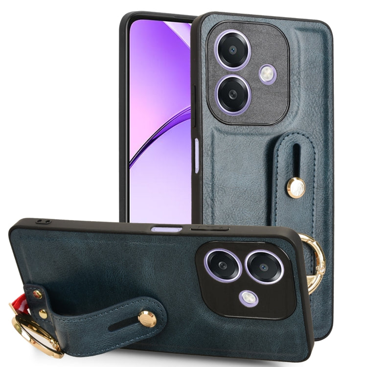 Wristband Leather Back Phone Case, For OPPO Reno13 F 5G, For OPPO Find X8, For OPPO K12x 5G / A3 Pro Global, For OPPO A3x 5G