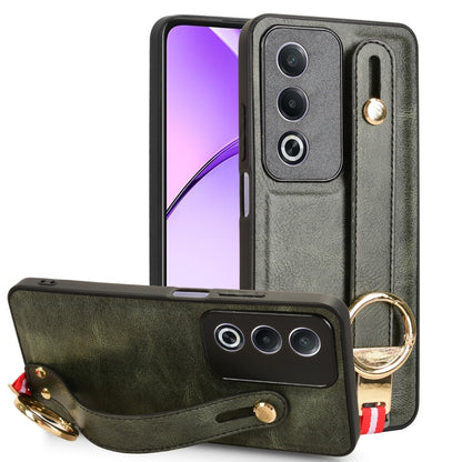 Wristband Leather Back Phone Case, For OPPO Reno13 F 5G, For OPPO Find X8, For OPPO K12x 5G / A3 Pro Global, For OPPO A3x 5G