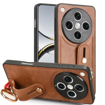 Wristband Leather Back Phone Case, For OPPO Reno10 /10 Pro 5G Global, For OPPO A78 4G, For OPPO K11X 5G, For OPPO Find X8 Pro