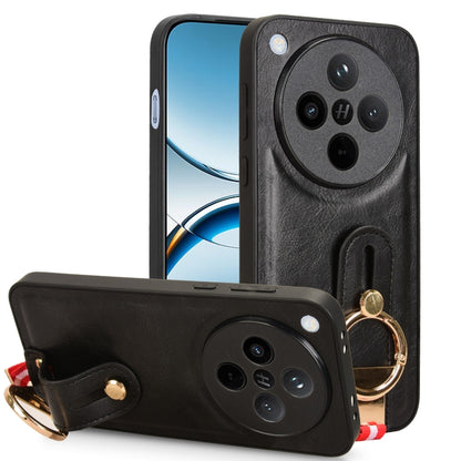 Wristband Leather Back Phone Case, For OPPO Reno13 F 5G, For OPPO Find X8, For OPPO K12x 5G / A3 Pro Global, For OPPO A3x 5G