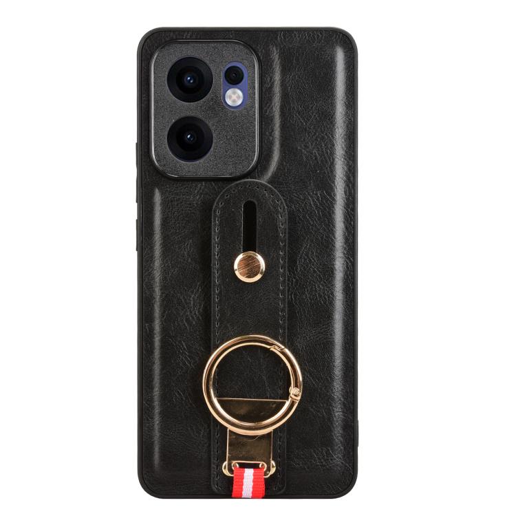 Wristband Leather Back Phone Case, For OPPO Reno13 F 5G, For OPPO Find X8, For OPPO K12x 5G / A3 Pro Global, For OPPO A3x 5G