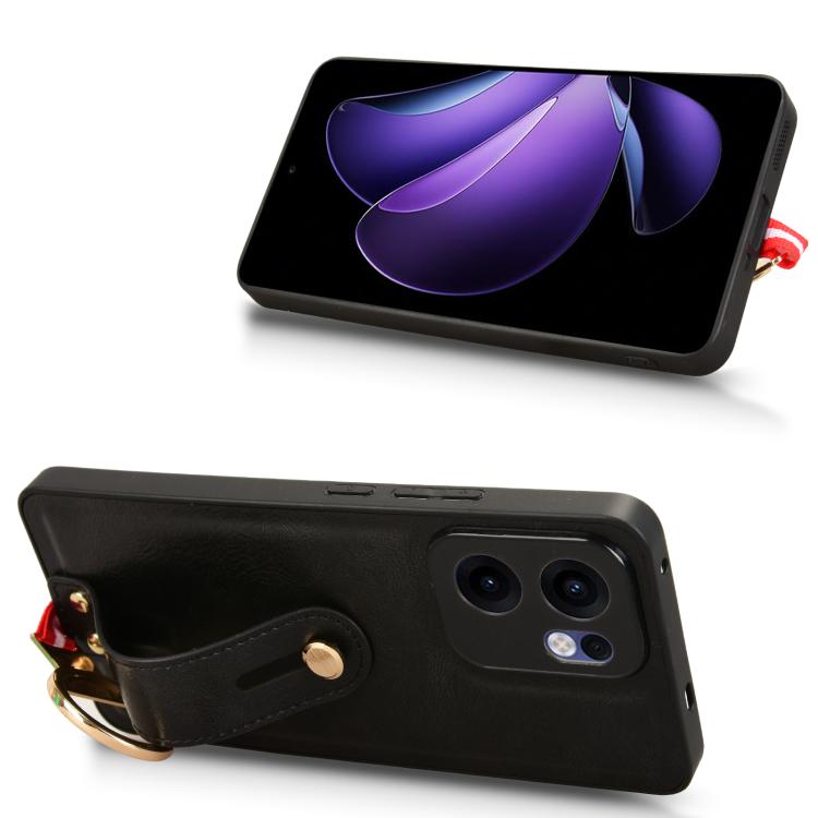Wristband Leather Back Phone Case, For OPPO Reno13 F 5G, For OPPO Find X8, For OPPO K12x 5G / A3 Pro Global, For OPPO A3x 5G