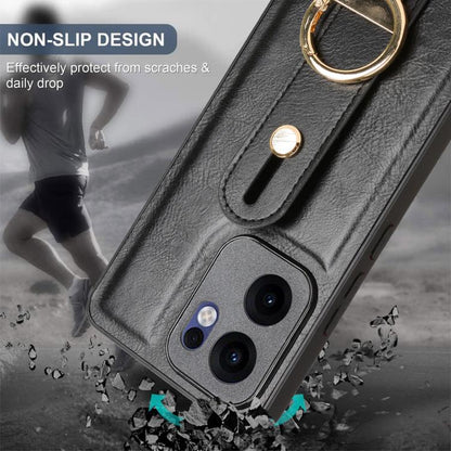 Wristband Leather Back Phone Case, For OPPO Reno13 F 5G, For OPPO Find X8, For OPPO K12x 5G / A3 Pro Global, For OPPO A3x 5G