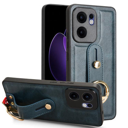 Wristband Leather Back Phone Case, For OPPO Reno13 F 5G, For OPPO Find X8, For OPPO K12x 5G / A3 Pro Global, For OPPO A3x 5G