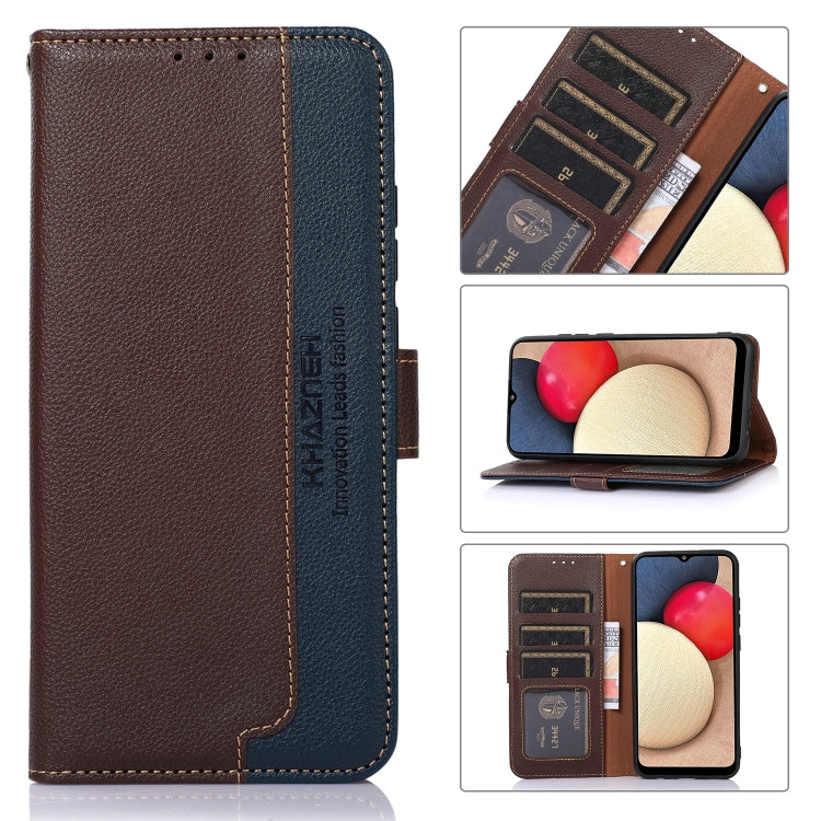 KHAZNEH Litchi Texture Leather RFID Phone Case, For OnePlus 12, For OnePlus Ace 2 Pro, For OnePlus Nord 3 / Ace 2V