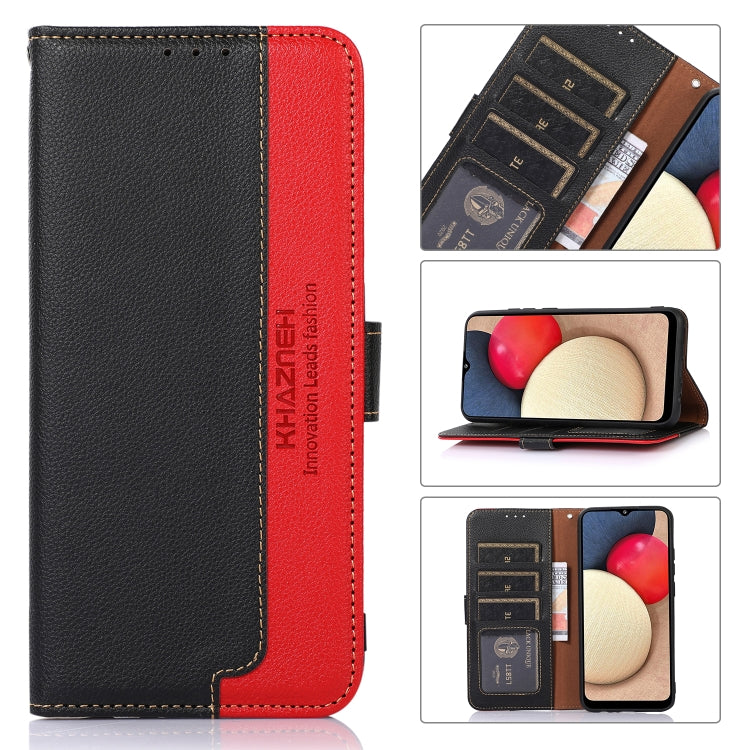 KHAZNEH Litchi Texture Leather RFID Phone Case, For OnePlus 12, For OnePlus Ace 2 Pro, For OnePlus Nord 3 / Ace 2V
