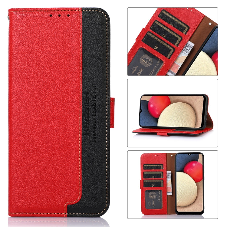 KHAZNEH Litchi Texture Leather RFID Phone Case, For OnePlus 12, For OnePlus Ace 2 Pro, For OnePlus Nord 3 / Ace 2V