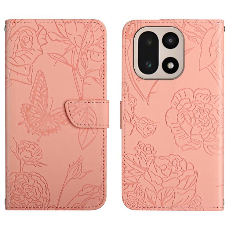 Skin Feel Butterfly Peony Embossed Leather Phone Case, For OnePlus Nord 6 5G, For OnePlus 15R, For OnePlus 15 5G, For OnePlus Nord 5 5G / Ace 5 Ultra
