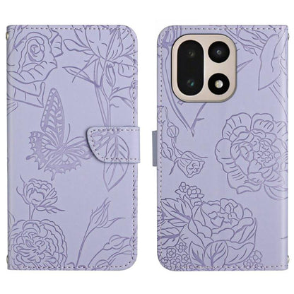 Skin Feel Butterfly Peony Embossed Leather Phone Case, For OnePlus Nord 6 5G, For OnePlus 15R, For OnePlus 15 5G, For OnePlus Nord 5 5G / Ace 5 Ultra