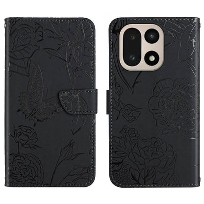 Skin Feel Butterfly Peony Embossed Leather Phone Case, For OnePlus Nord 6 5G, For OnePlus 15R, For OnePlus 15 5G, For OnePlus Nord 5 5G / Ace 5 Ultra