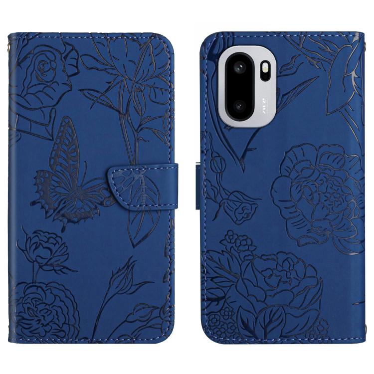 Skin Feel Butterfly Peony Embossed Leather Phone Case, For OnePlus Nord 6 5G, For OnePlus 15R, For OnePlus 15 5G, For OnePlus Nord 5 5G / Ace 5 Ultra