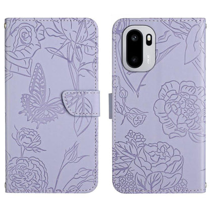 Skin Feel Butterfly Peony Embossed Leather Phone Case, For OnePlus Nord 6 5G, For OnePlus 15R, For OnePlus 15 5G, For OnePlus Nord 5 5G / Ace 5 Ultra