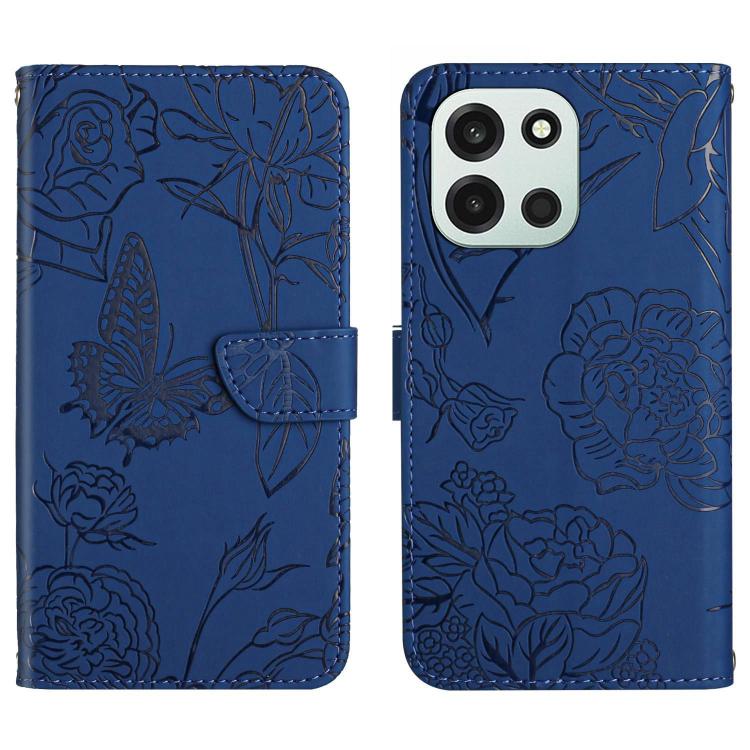 Skin Feel Butterfly Peony Embossed Leather Phone Case, For OnePlus Nord 6 5G, For OnePlus 15R, For OnePlus 15 5G, For OnePlus Nord 5 5G / Ace 5 Ultra