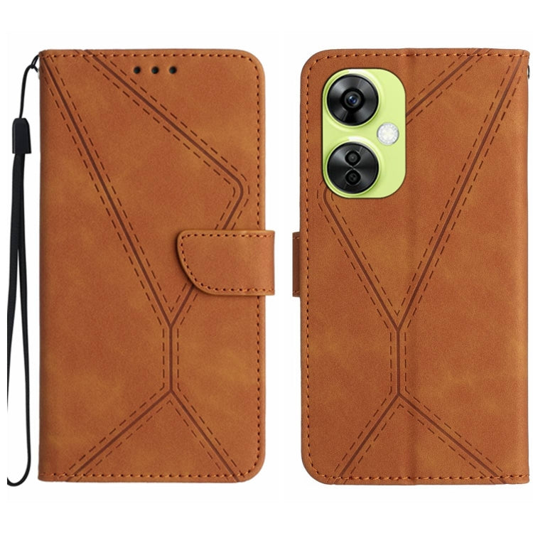 Stitching Embossed Leather Phone Case, For OnePlus Nord 6 5G, For OnePlus Nord CE 3 Lite, For OnePlus 15R, For OnePlus 15 5G