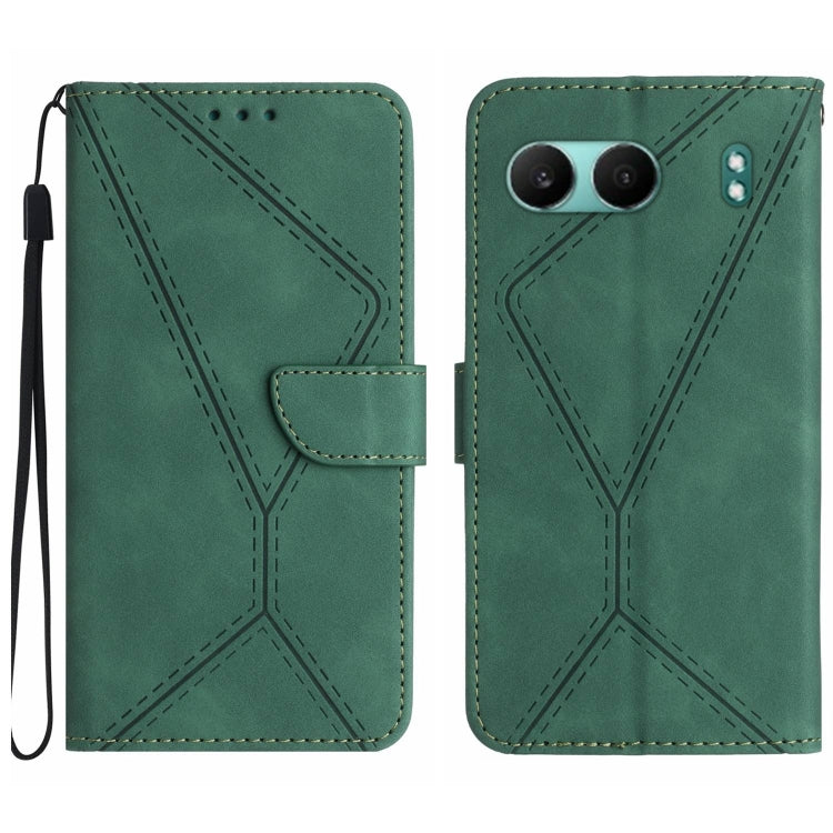 Stitching Embossed Leather Phone Case, For OnePlus Nord 4 5G, For OnePlus Nord CE4, For OnePlus 12R 5G Global, For OnePlus 12 5G Global