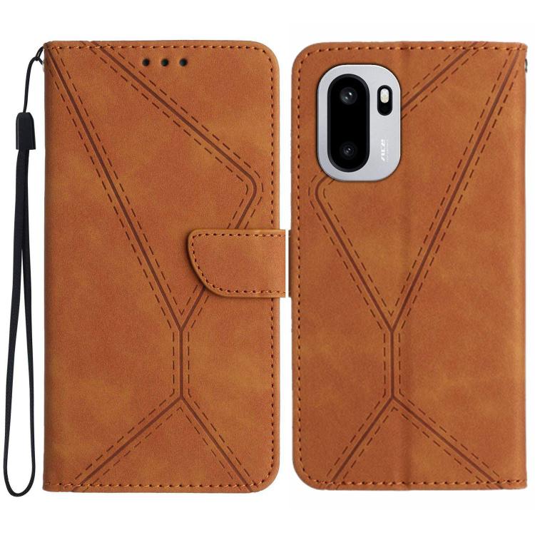 Stitching Embossed Leather Phone Case, For OnePlus Nord 6 5G, For OnePlus Nord CE 3 Lite, For OnePlus 15R, For OnePlus 15 5G