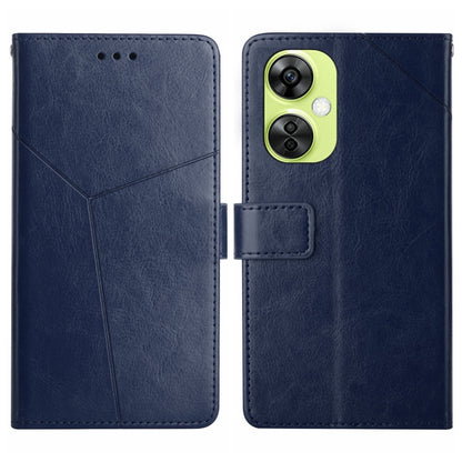 Y-shaped Pattern Flip Leather Phone Case, For OnePlus Nord CE4, For OnePlus 12R 5G Global, For OnePlus 12 5G Global, For OnePlus Nord CE 3 Lite