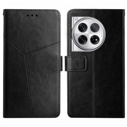 Y-shaped Pattern Flip Leather Phone Case, For OnePlus Nord CE4, For OnePlus 12R 5G Global, For OnePlus 12 5G Global, For OnePlus Nord CE 3 Lite