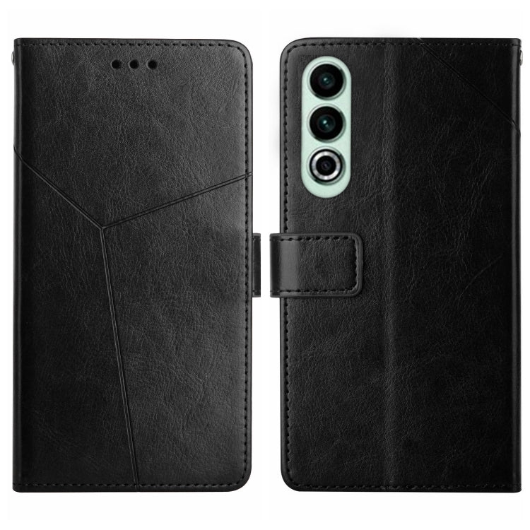 Y-shaped Pattern Flip Leather Phone Case, For OnePlus Nord CE4, For OnePlus 12R 5G Global, For OnePlus 12 5G Global, For OnePlus Nord CE 3 Lite
