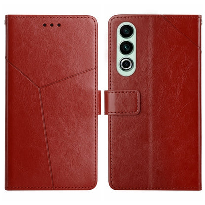 Y-shaped Pattern Flip Leather Phone Case, For OnePlus Nord CE4, For OnePlus 12R 5G Global, For OnePlus 12 5G Global, For OnePlus Nord CE 3 Lite