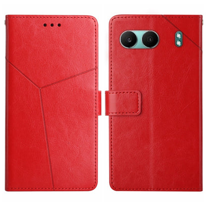 Y-shaped Pattern Flip Leather Phone Case, For OnePlus 13T, For OnePlus 13R, For OnePlus 13, For OnePlus Nord 4 5G