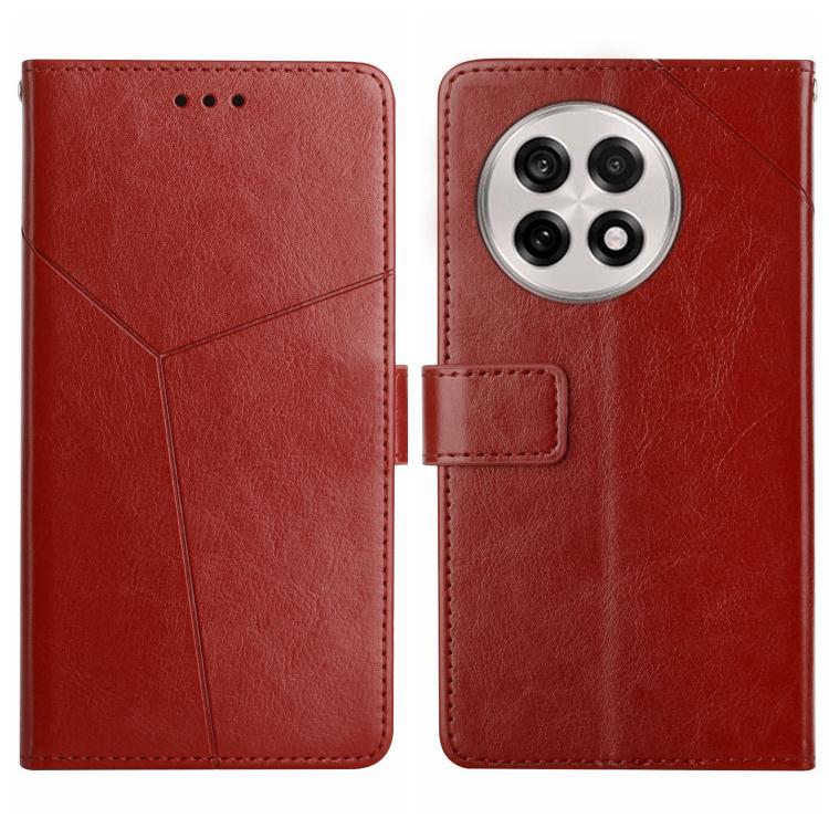 Y-shaped Pattern Flip Leather Phone Case, For OnePlus 13T, For OnePlus 13R, For OnePlus 13, For OnePlus Nord 4 5G