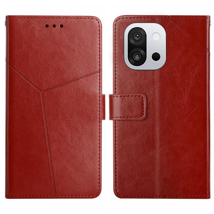 Y-shaped Pattern Flip Leather Phone Case, For OnePlus 13T, For OnePlus 13R, For OnePlus 13, For OnePlus Nord 4 5G