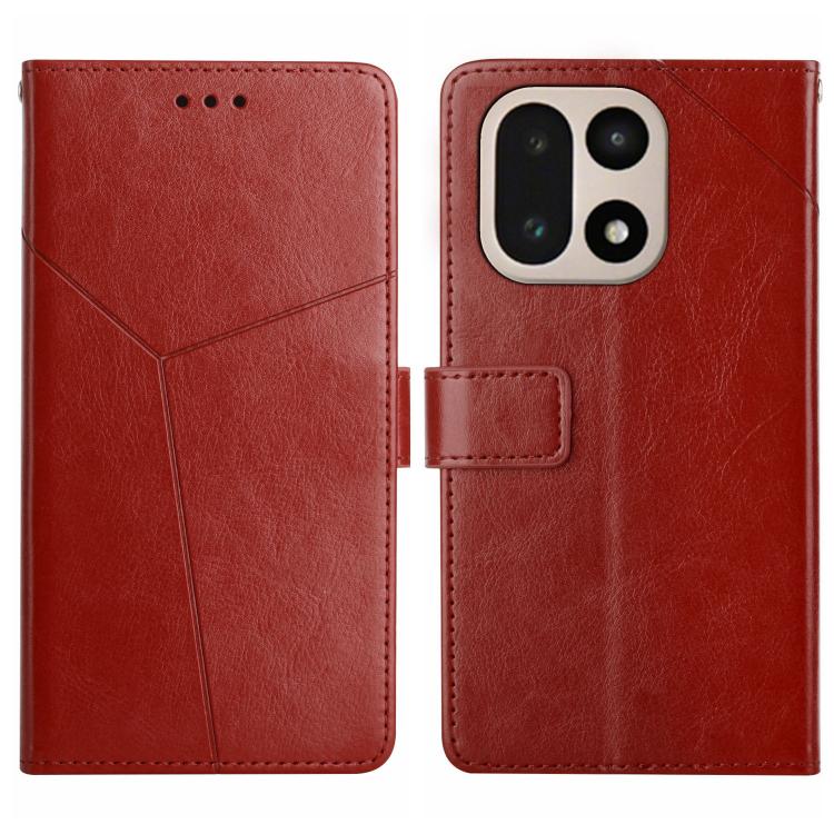 Y-shaped Pattern Flip Leather Phone Case, For OnePlus Nord 6 5G, For OnePlus 15R, For OnePlus 15 5G, For OnePlus Nord 5 5G / Ace 5 Ultra