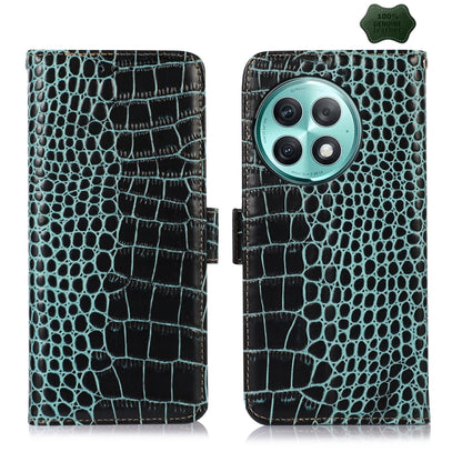 Crocodile Top Layer Cowhide Leather Phone Case, For OnePlus Nord CE4 5G Global, For OnePlus Ace 3 / 12R, For OnePlus Ace 2 Pro, For OnePlus Nord CE3 5G, For OnePlus Nord 3 / Ace 2V