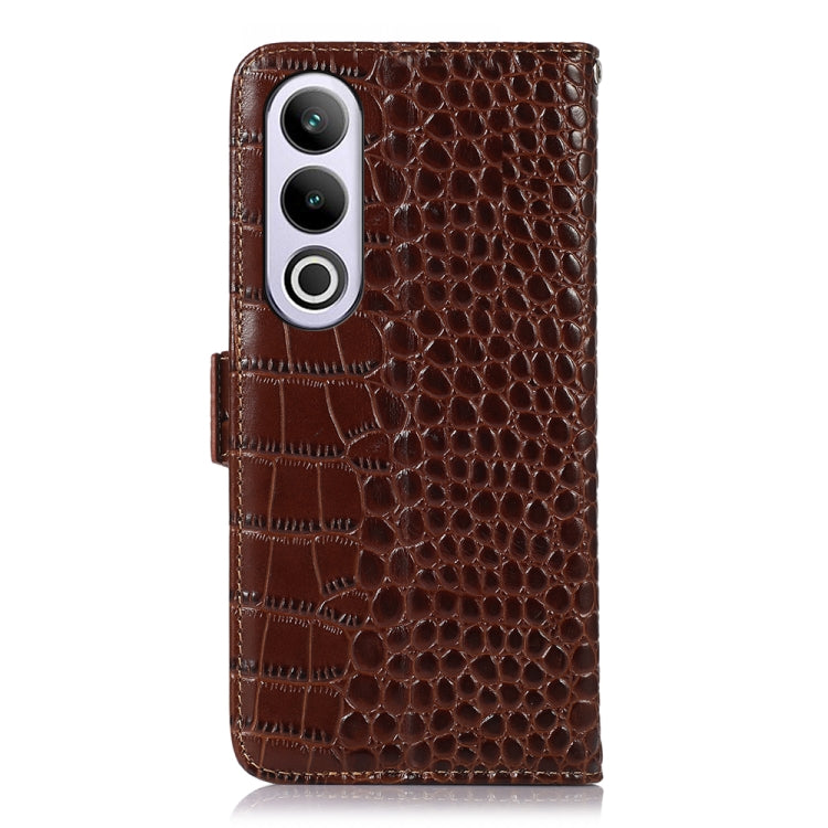Crocodile Top Layer Cowhide Leather Phone Case, For OnePlus Nord CE4 5G Global, For OnePlus Ace 3 / 12R, For OnePlus Ace 2 Pro, For OnePlus Nord CE3 5G, For OnePlus Nord 3 / Ace 2V