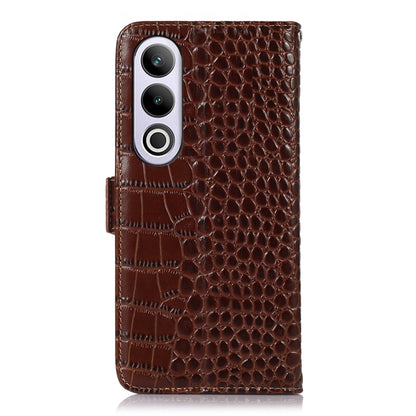 Crocodile Top Layer Cowhide Leather Phone Case, For OnePlus Nord CE4 5G Global, For OnePlus Ace 3 / 12R, For OnePlus Ace 2 Pro, For OnePlus Nord CE3 5G, For OnePlus Nord 3 / Ace 2V