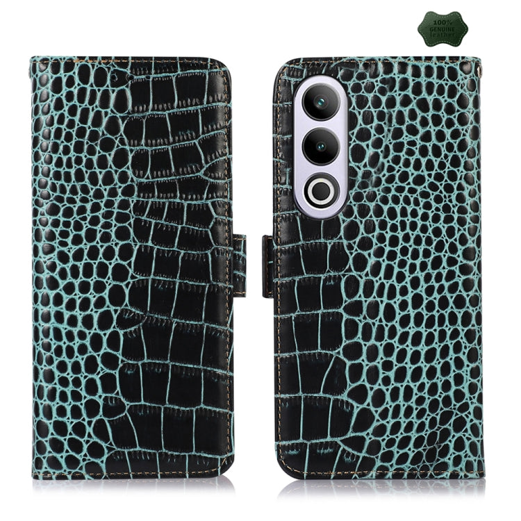Crocodile Top Layer Cowhide Leather Phone Case, For OnePlus Nord CE4 5G Global, For OnePlus Ace 3 / 12R, For OnePlus Ace 2 Pro, For OnePlus Nord CE3 5G, For OnePlus Nord 3 / Ace 2V