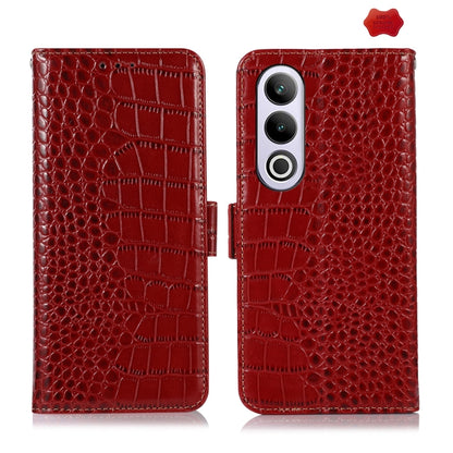 Crocodile Top Layer Cowhide Leather Phone Case, For OnePlus Nord CE4 5G Global, For OnePlus Ace 3 / 12R, For OnePlus Ace 2 Pro, For OnePlus Nord CE3 5G, For OnePlus Nord 3 / Ace 2V