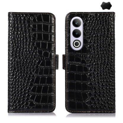 Crocodile Top Layer Cowhide Leather Phone Case, For OnePlus Nord CE4 5G Global, For OnePlus Ace 3 / 12R, For OnePlus Ace 2 Pro, For OnePlus Nord CE3 5G, For OnePlus Nord 3 / Ace 2V