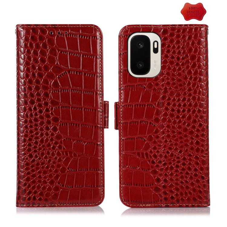 Crocodile Top Layer Cowhide Leather Phone Case, For OnePlus Nord CE6 Lite 5G Global, For OnePlus Ace 6 Ultra, For OnePlus 15T, For OnePlus Turbo 6V / Turbo 6, For OnePlus 15R/Ace 6 5G/Ace 6T 5G, For OnePlus 15