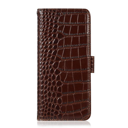Crocodile Top Layer Cowhide Leather Phone Case, For OnePlus Nord CE6 Lite 5G Global, For OnePlus Ace 6 Ultra, For OnePlus 15T, For OnePlus Turbo 6V / Turbo 6, For OnePlus 15R/Ace 6 5G/Ace 6T 5G, For OnePlus 15