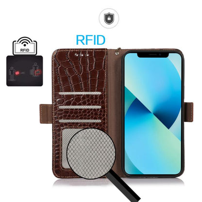 Crocodile Top Layer Cowhide Leather Phone Case, For OnePlus Nord CE6 Lite 5G Global, For OnePlus Ace 6 Ultra, For OnePlus 15T, For OnePlus Turbo 6V / Turbo 6, For OnePlus 15R/Ace 6 5G/Ace 6T 5G, For OnePlus 15