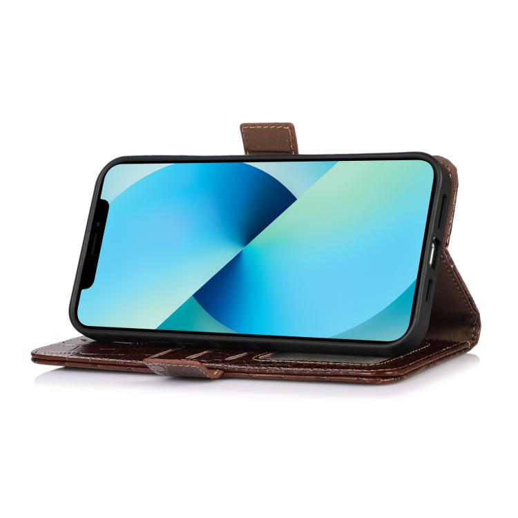 Crocodile Top Layer Cowhide Leather Phone Case, For OnePlus Nord CE6 Lite 5G Global, For OnePlus Ace 6 Ultra, For OnePlus 15T, For OnePlus Turbo 6V / Turbo 6, For OnePlus 15R/Ace 6 5G/Ace 6T 5G, For OnePlus 15